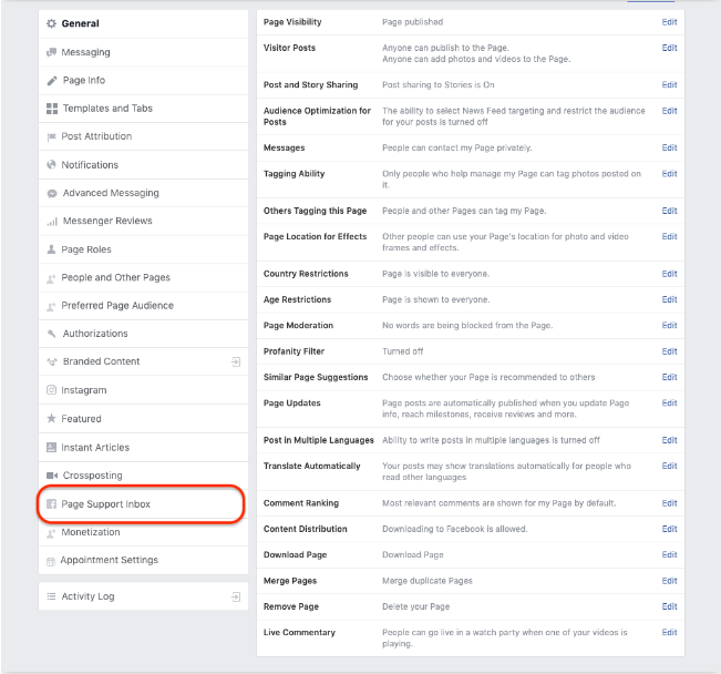 Facebook Messenger 违反说明邮件