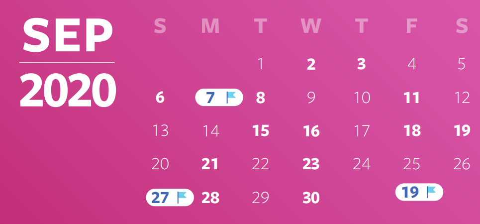 2020 Facebook 跨境电商营销日历