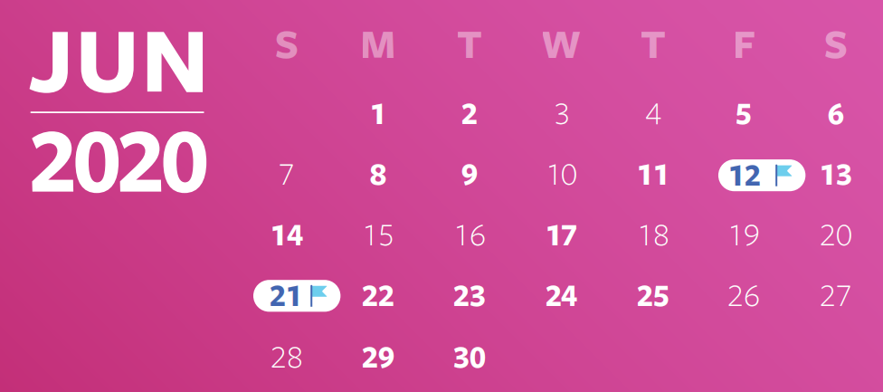 2020 Facebook 跨境电商营销日历